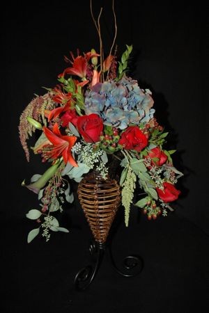 Hydrangea, Lilies & Roses